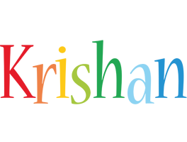 Krishan birthday logo