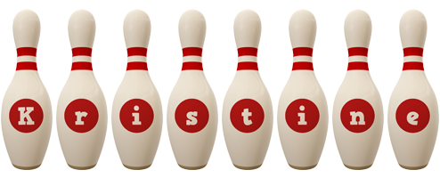 Kristine bowling-pin logo