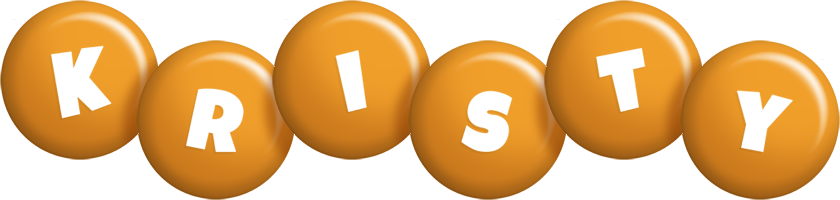 Kristy candy-orange logo
