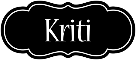 Kriti welcome logo
