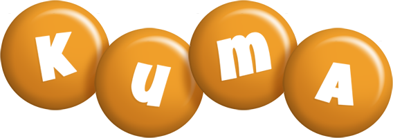 Kuma candy-orange logo