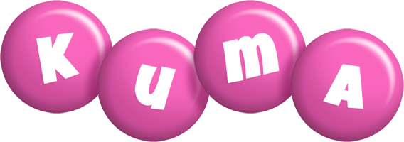 Kuma candy-pink logo