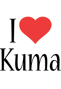 Kuma i-love logo