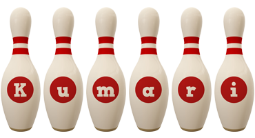 Kumari bowling-pin logo