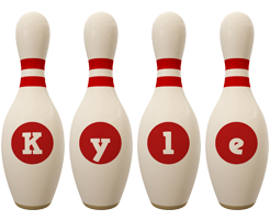 Kyle bowling-pin logo