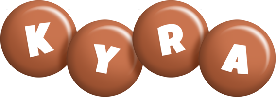 Kyra candy-brown logo