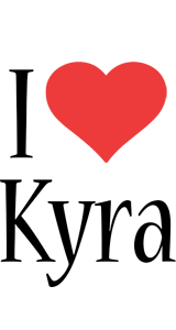 Kyra i-love logo