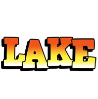 Lake sunset logo