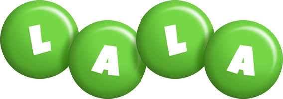 Lala candy-green logo