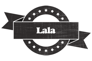 Lala grunge logo