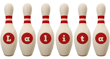 Lalita bowling-pin logo