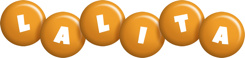 Lalita candy-orange logo