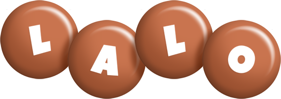 Lalo candy-brown logo