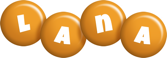 Lana candy-orange logo