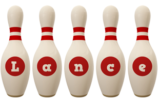 Lance bowling-pin logo