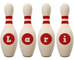 Lari bowling-pin logo