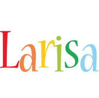 Larisa birthday logo