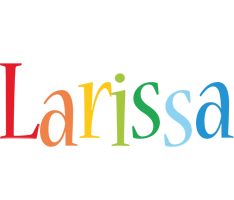 Larissa birthday logo