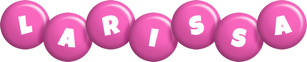 Larissa candy-pink logo