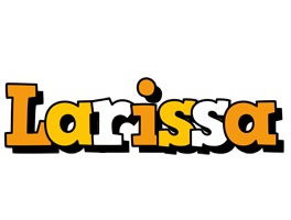 Larissa cartoon logo