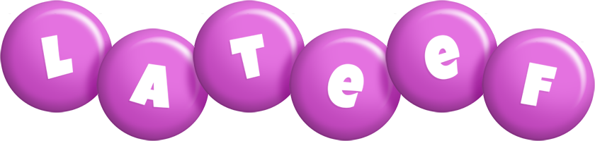 Lateef candy-purple logo