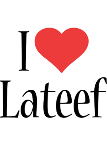Lateef i-love logo