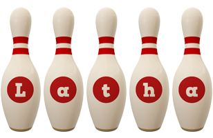 Latha bowling-pin logo