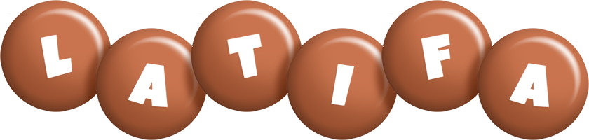 Latifa candy-brown logo