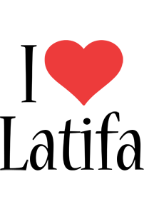Latifa i-love logo