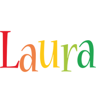 Laura birthday logo
