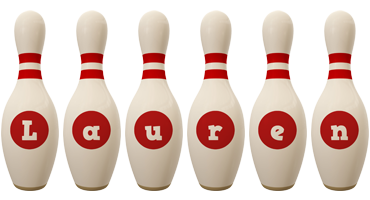 Lauren bowling-pin logo
