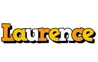 Laurence cartoon logo