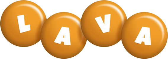 Lava candy-orange logo