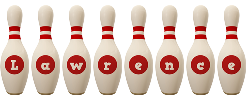Lawrence bowling-pin logo