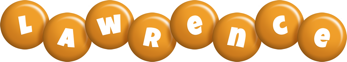 Lawrence candy-orange logo