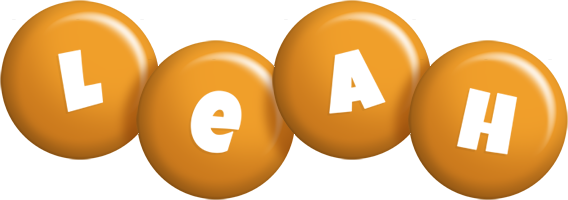 Leah candy-orange logo