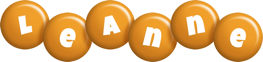 Leanne candy-orange logo