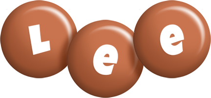 Lee candy-brown logo