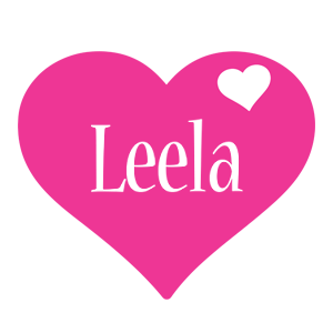 Leela love-heart logo