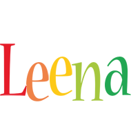 Leena birthday logo