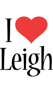 Leigh i-love logo