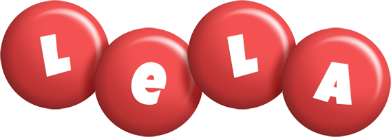 Lela candy-red logo