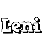 Leni snowing logo