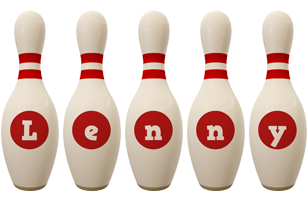 Lenny bowling-pin logo