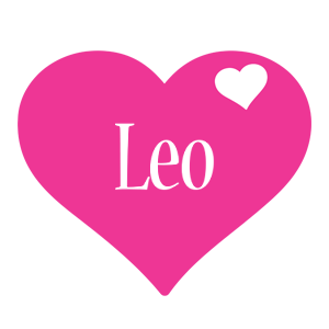 Leo love-heart logo