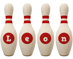 Leon bowling-pin logo
