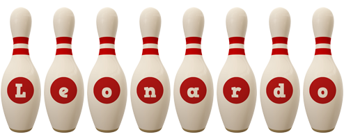 Leonardo bowling-pin logo