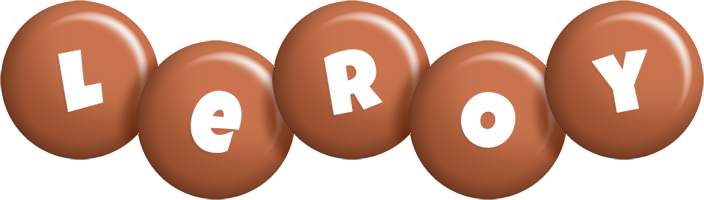 Leroy candy-brown logo