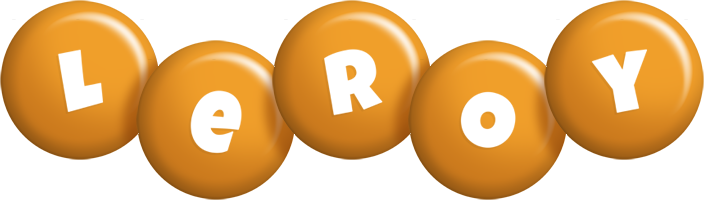 Leroy candy-orange logo