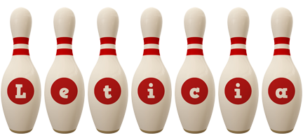 Leticia bowling-pin logo